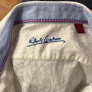Robert Graham White Dress Shirt with French cuffs